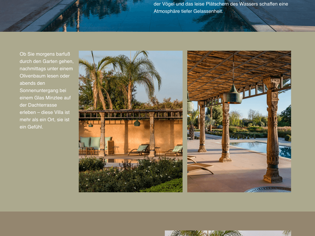 Webdesign - Riad Nouria Marrakesch