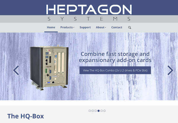 Webdesign - heptagon systems