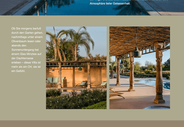 Webdesign - Riad Nouria Marrakesch
