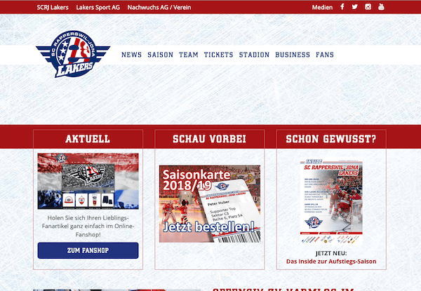 Webdesign - SCRJ lakers