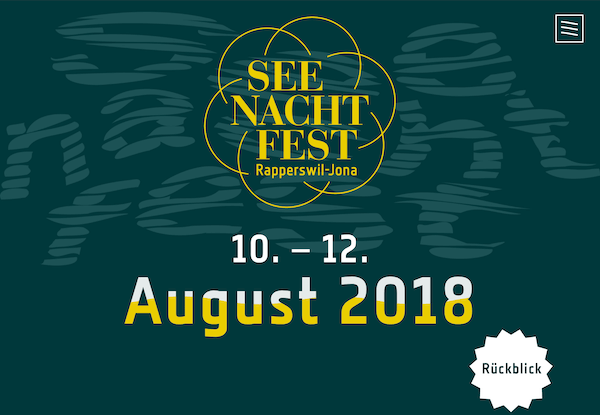 Webdesign - seenachtfest rapperswil
